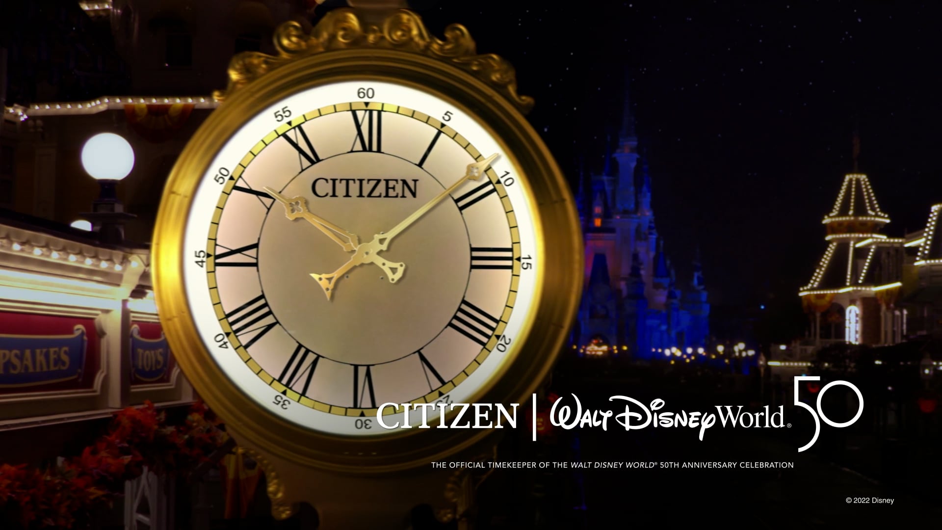 Disney x Citizen Clock – “50th Anniversary”