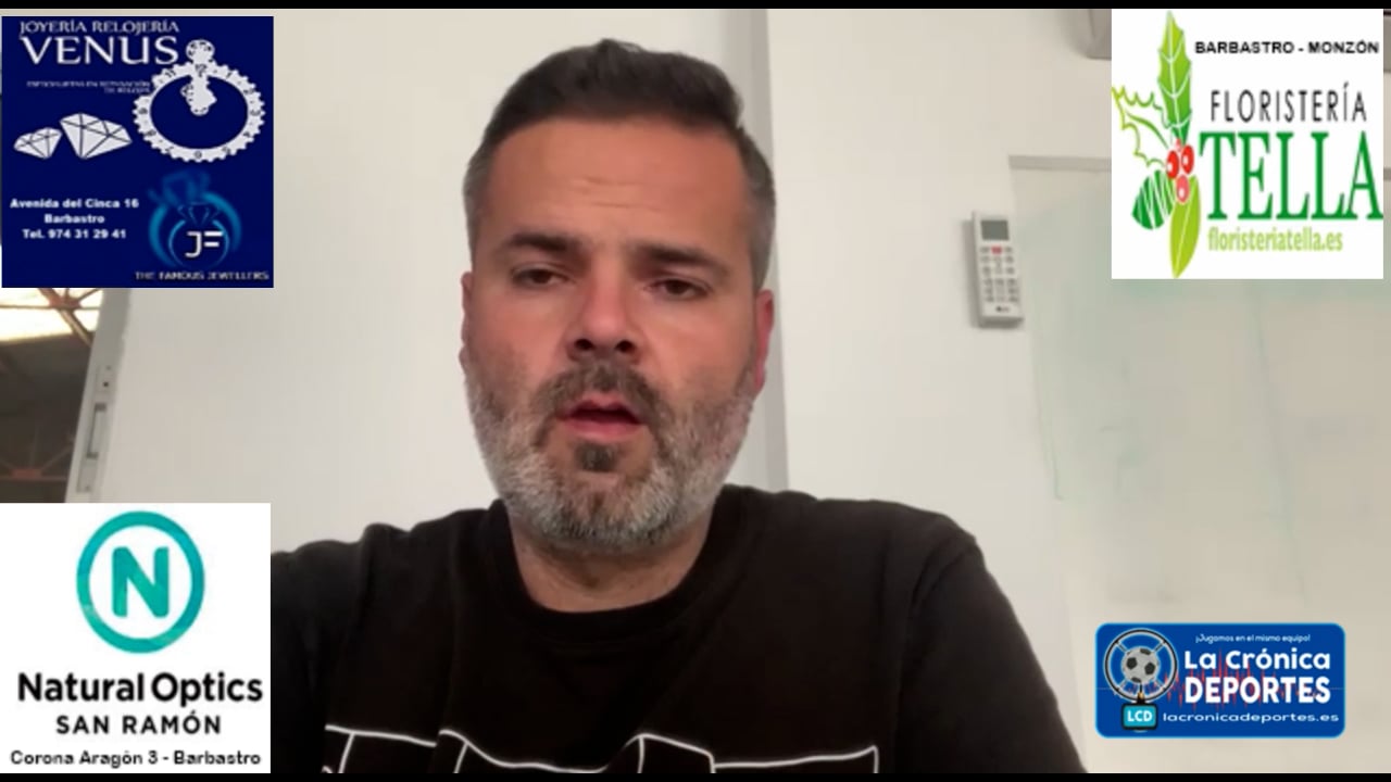 MOISÉS GUTIÉRREZ (Entrenador Sariñena) Sariñena 5-0 Mequinenza / J26 / Preferente Gr1