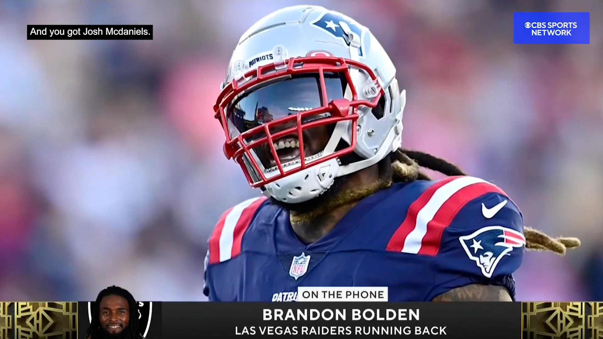 Brandon Bolden on Josh McDaniels on Vimeo