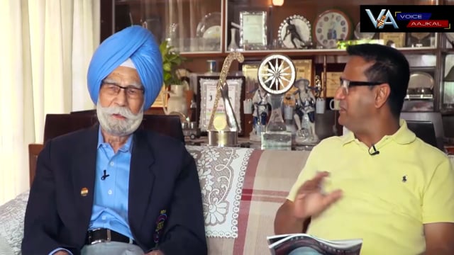 Scoring a goal with a star - talking to 3 times gold medal winner hockey legend Sr Balbir Singh ji