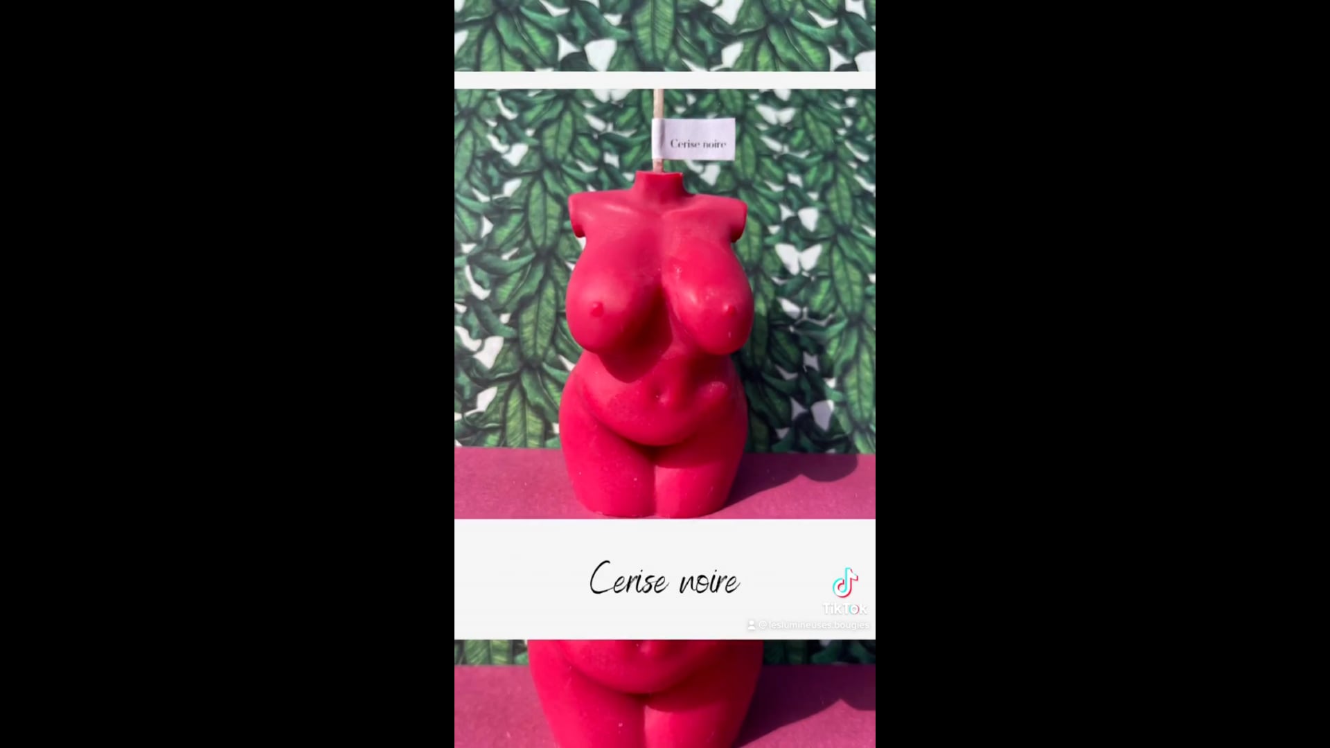 Nude, cerise noire
