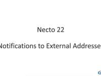 External notifications