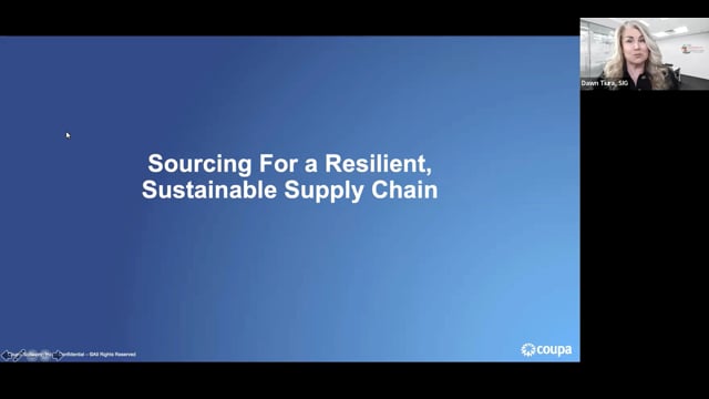 Sourcing For a Resilient, Sustainable Supply Chain, presented by Coupa | 3.29.2022