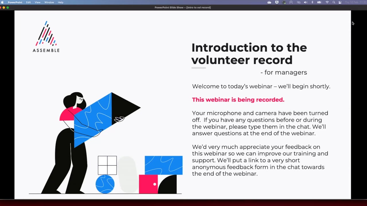 Introduction To Volunteer Records - Assemble Experts