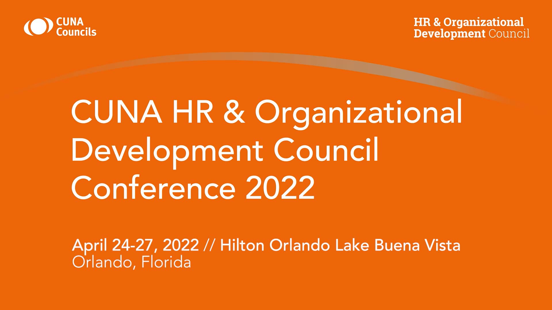 CUNA HR & Organizational Development Council Conference 2022 on Vimeo