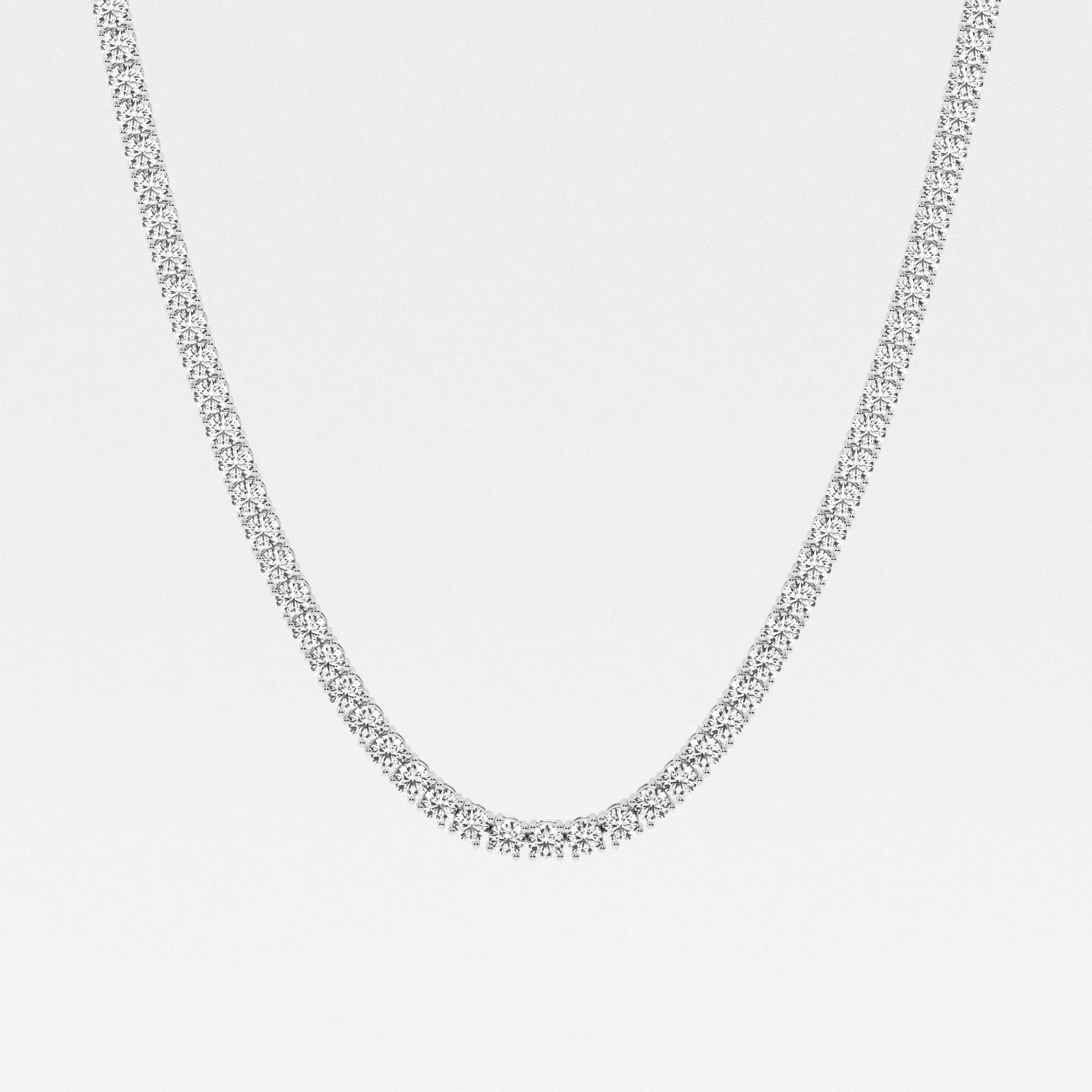 product video for 24 ctw Round Lab Grown Diamond Riviera Necklace