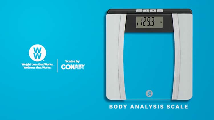 Weight Watchers Scale by Conair Scale for Body Weight, Digital Bathroom  Scale in Glass