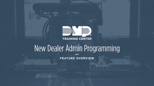 DMP Training Center: New Dealer Admin Programming