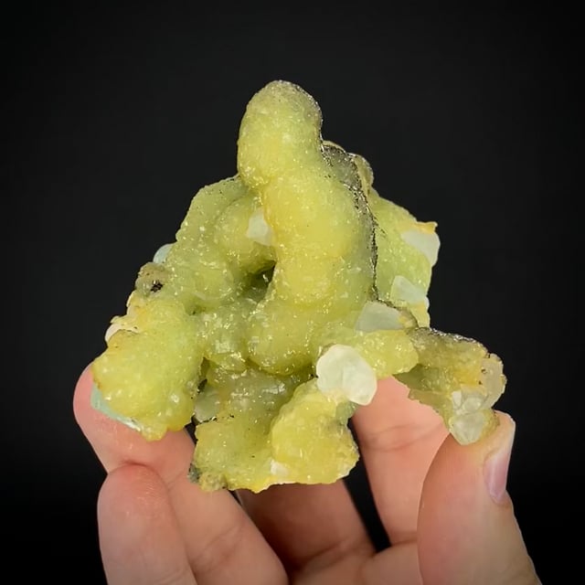 Prehnite and Calcite