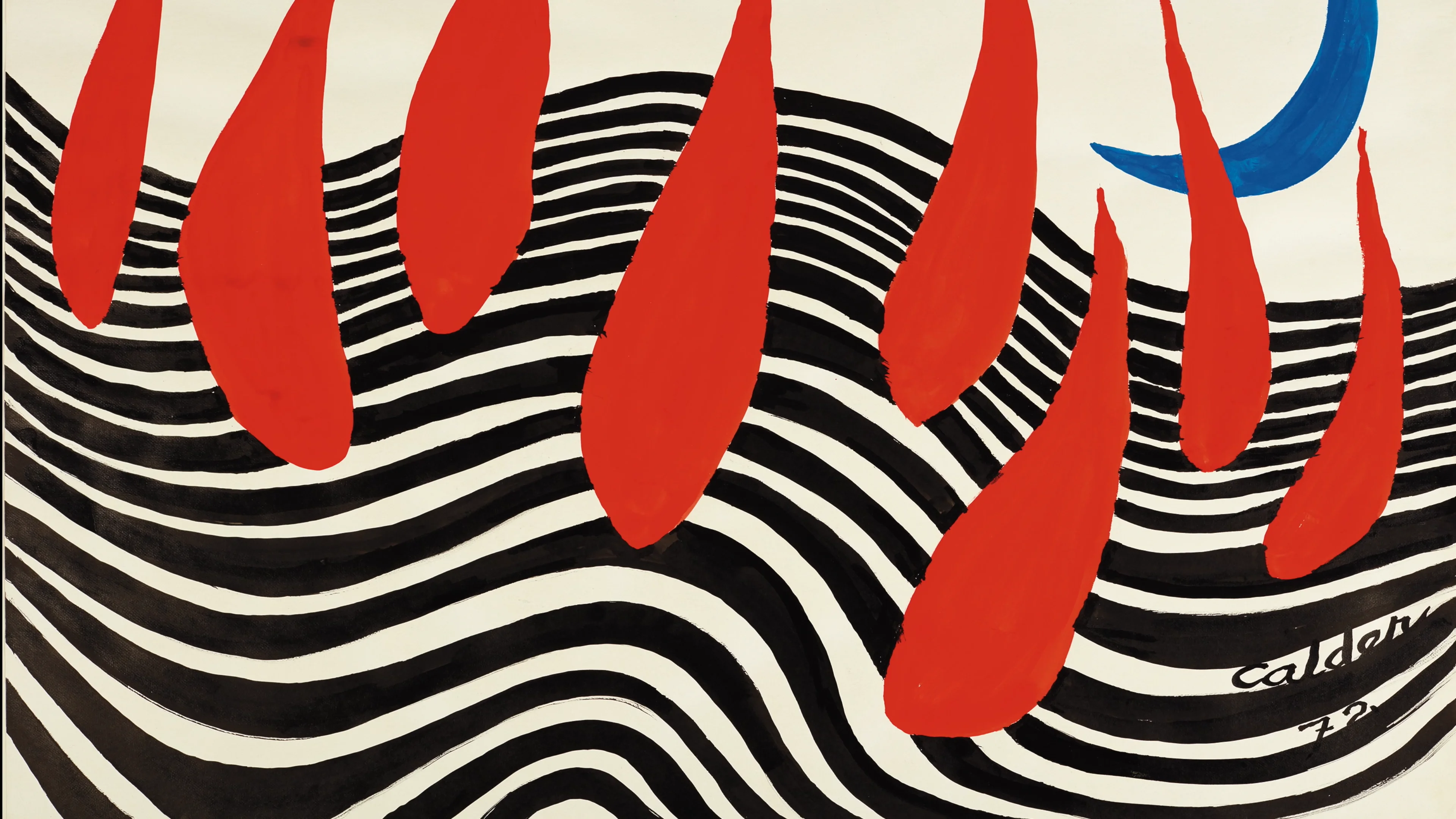 Alexander Calder - Red Petals, Blue Moon | Heather James