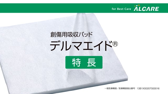 創傷用 吸収パッド デルマエイド 4号 7.5×10.0cm 100枚入×10個 11983