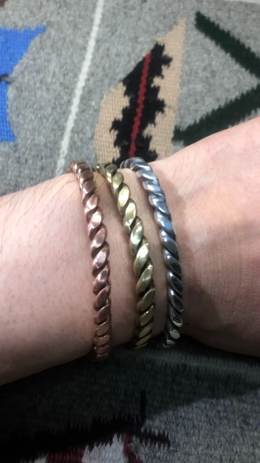 SILVER1000 TWIST BRACELET (純銀製ツイストブレスレット