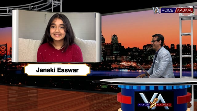 Talking talent - the amazingly talented Janaki Easwar, the first Indian and the youngest ever, to appear in The Voice Australia, in conversation with Navneet Anand