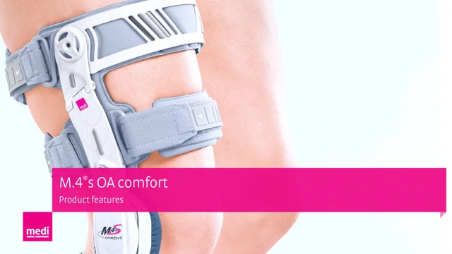 M.4®s OA comfort: varus/valgus offloading knee brace