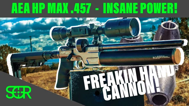 YOU WON'T BELIEVE THE POWER! AEA .457 HP MAX = Small Gun BIG Punch!!! -  Airgun101