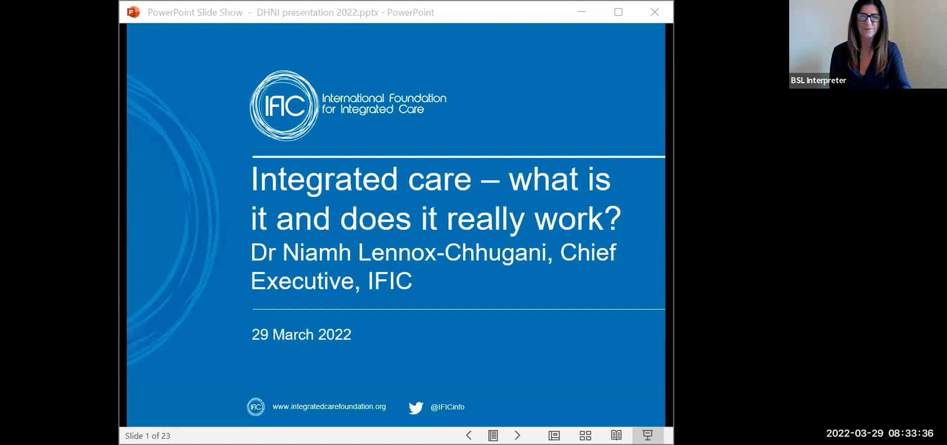 ICS Webinar 2 - The nine pillars of integrated care on Vimeo