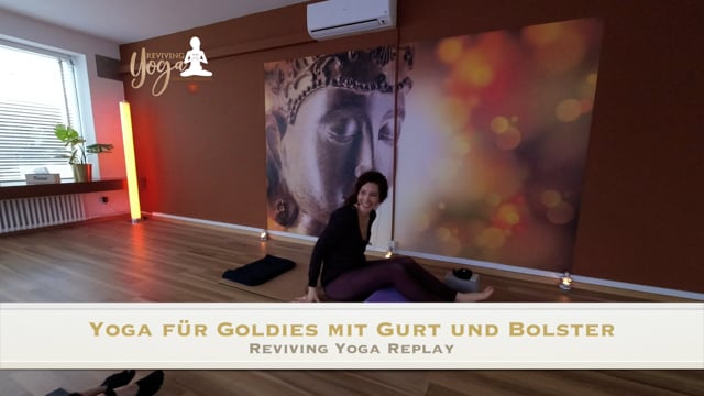 Yoga für Goldies mit Gurt und Bolster 31-03-2022