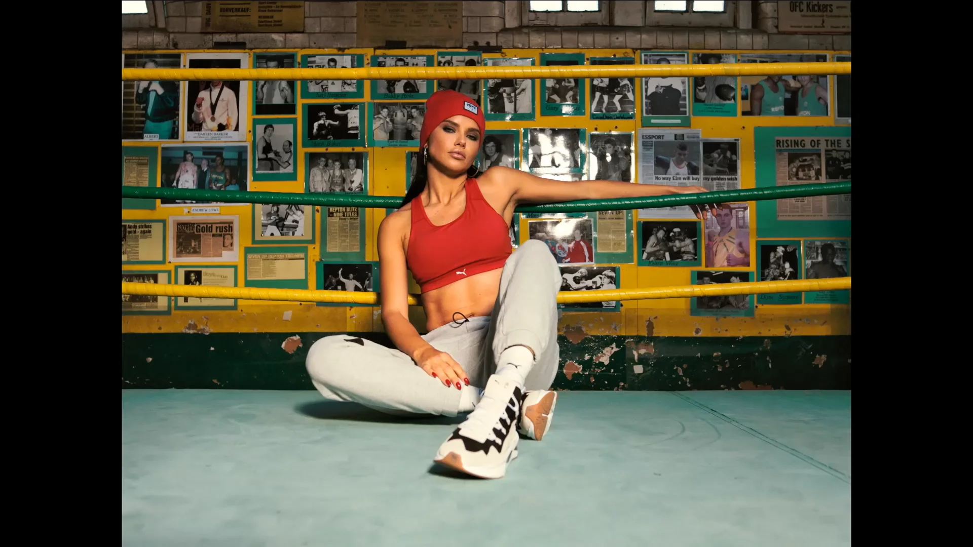 Adriana Lima x Puma collaboration: a sportswear collection inspired by  boxing