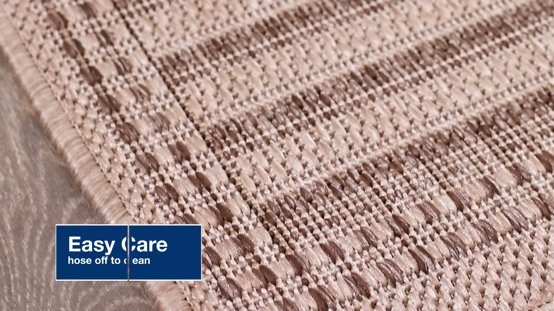 Malibu Simple Border Indoor/Outdoor Rug, 6'6