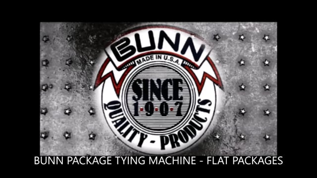 TYING FLAT PACKAGES