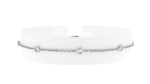 20 ct. t.w. Diamond Station Bracelet in 14kt White Gold