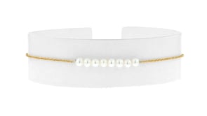 3-3.5mm Cultured Pearl Bolo Bracelet in 14kt Yellow Gold