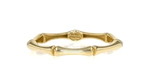 Italian 14kt Yellow Gold Bamboo Ring
