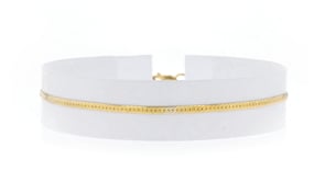 1.5mm 14kt Yellow Gold Herringbone Bracelet