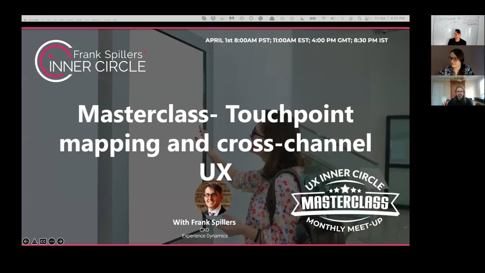 Masterclass- Touchpoint mapping and cross-channel UX