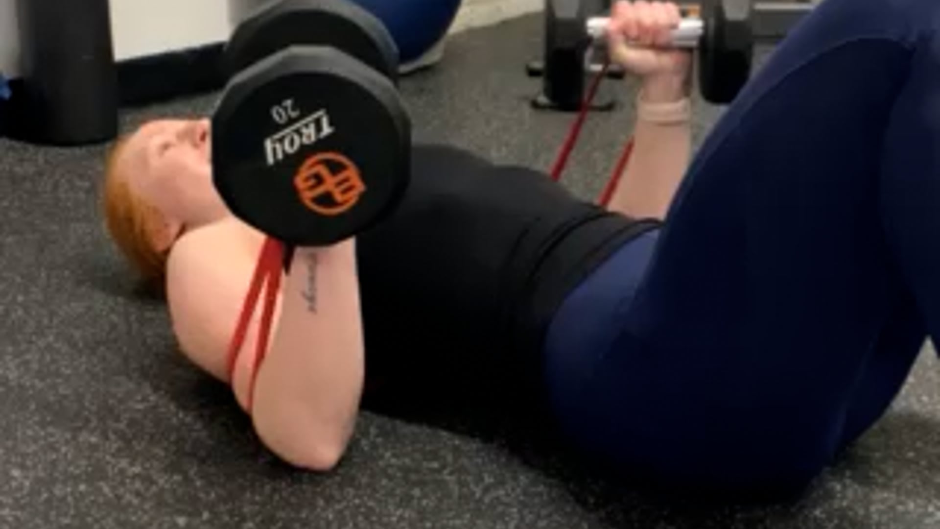 DB Banded Ground Chest Press.mov