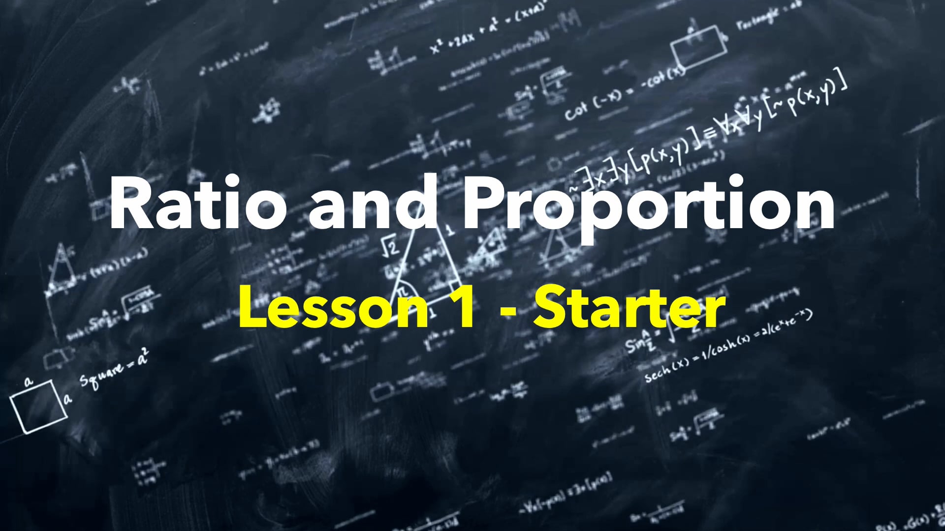 Lesson 1 - Starter on Vimeo