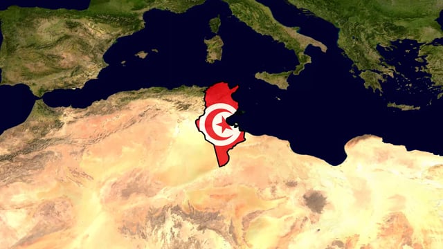 Túnez, Túnez Bandera, Mapa De Túnez