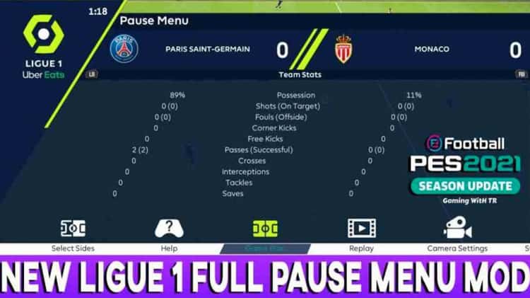 MENU - DREAM LEAGUE SOCCER 2021