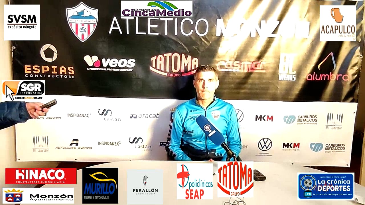 CRISTIAN ABAD (Entrenador Monzón) At Monzón 2-0 Borja / J 30 / 3ª División