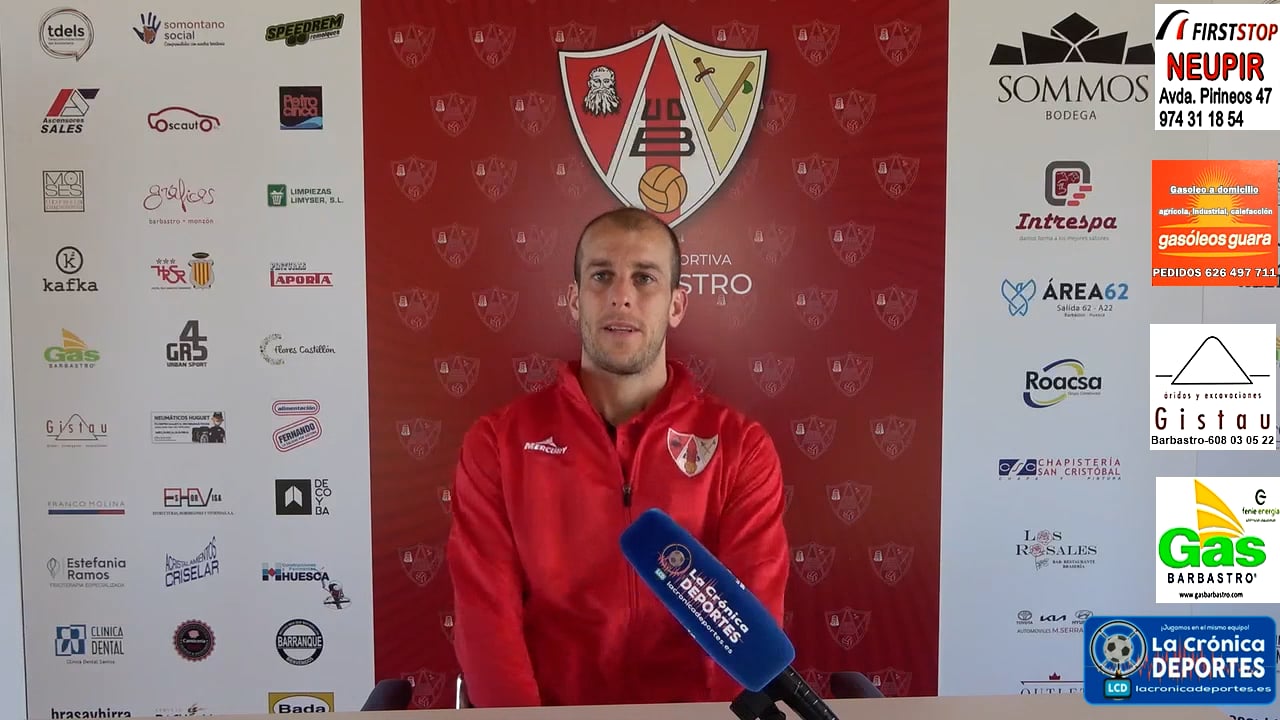 ÓSCAR PERSO (Jugador Barbastro) UD Barbastro 2-0 CF Épila / Jornada 30 / 3ª División