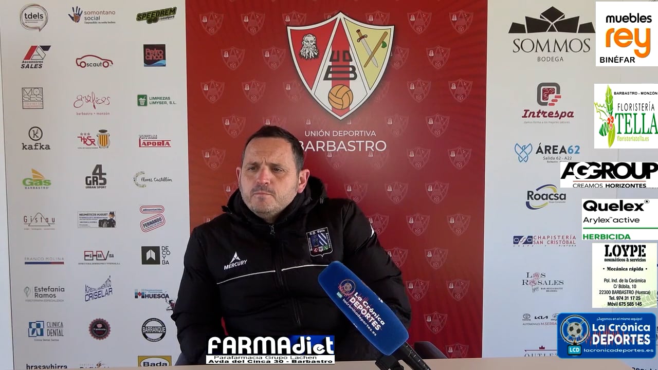 JUAN GONZÁLEZ (Entrenador Épila) UD Barbastro 2-0 CF Épila / Jornada 30 / 3ª División