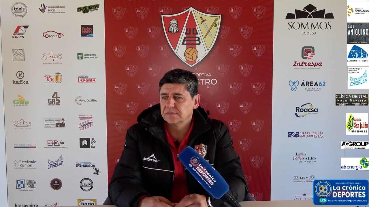 JOSETE (Entrenador Barbastro) UD Barbastro 2-0 CF Épila / Jornada 30 / 3ª División