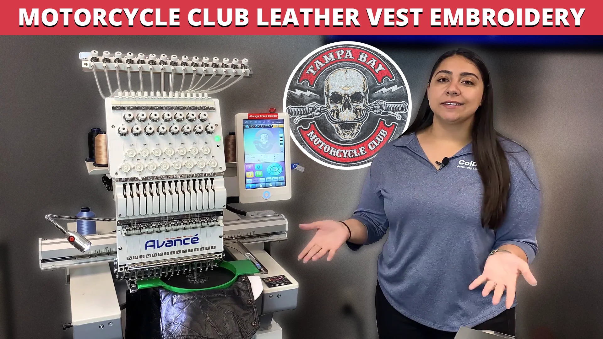 Avancé 1501c Embroidery Machine - ColDesi