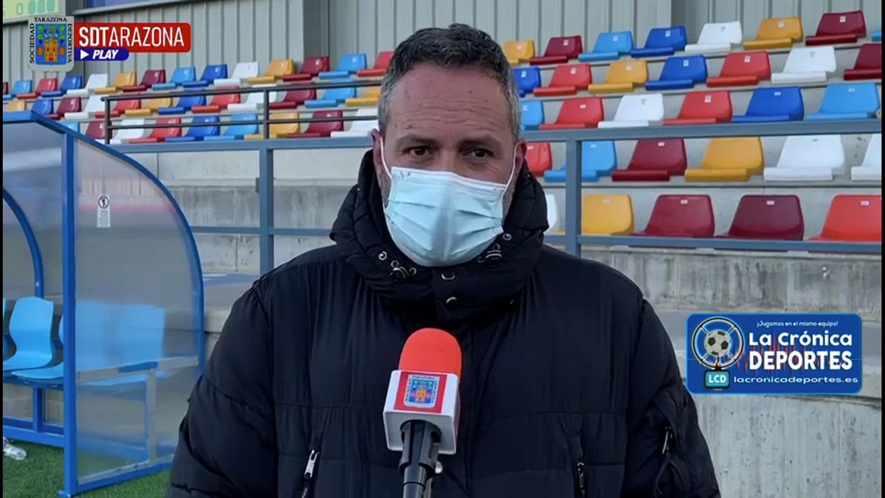 DAVID NAVARRO (Entrenador Tarazona) SD Tarazona 2-0 SD Ejea / J 28 / 2ª RFEF - Grupo 3 / Fuente: Facebook SD Tarazona