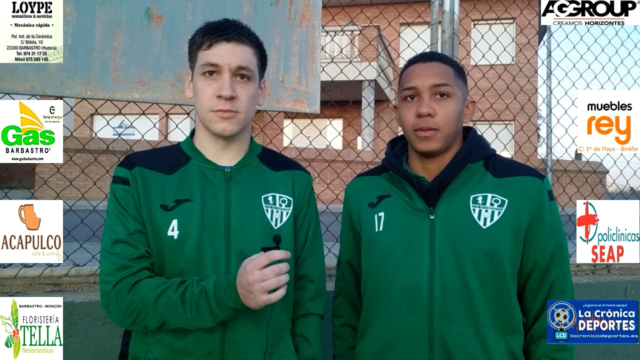 GENIS RIVEROLA Y BREINER QUINTERO (Jugadores Altorricón) CD Altorricón 1-1 Peñas Sariñena / J27 / 1ª Regional Gr2