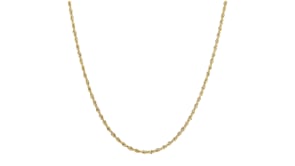 1.5mm 14kt Yellow Gold Twisted Rope-Chain Necklace