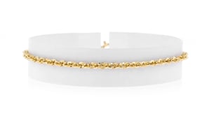 Italian 14kt Yellow Gold Rope-Link Bracelet