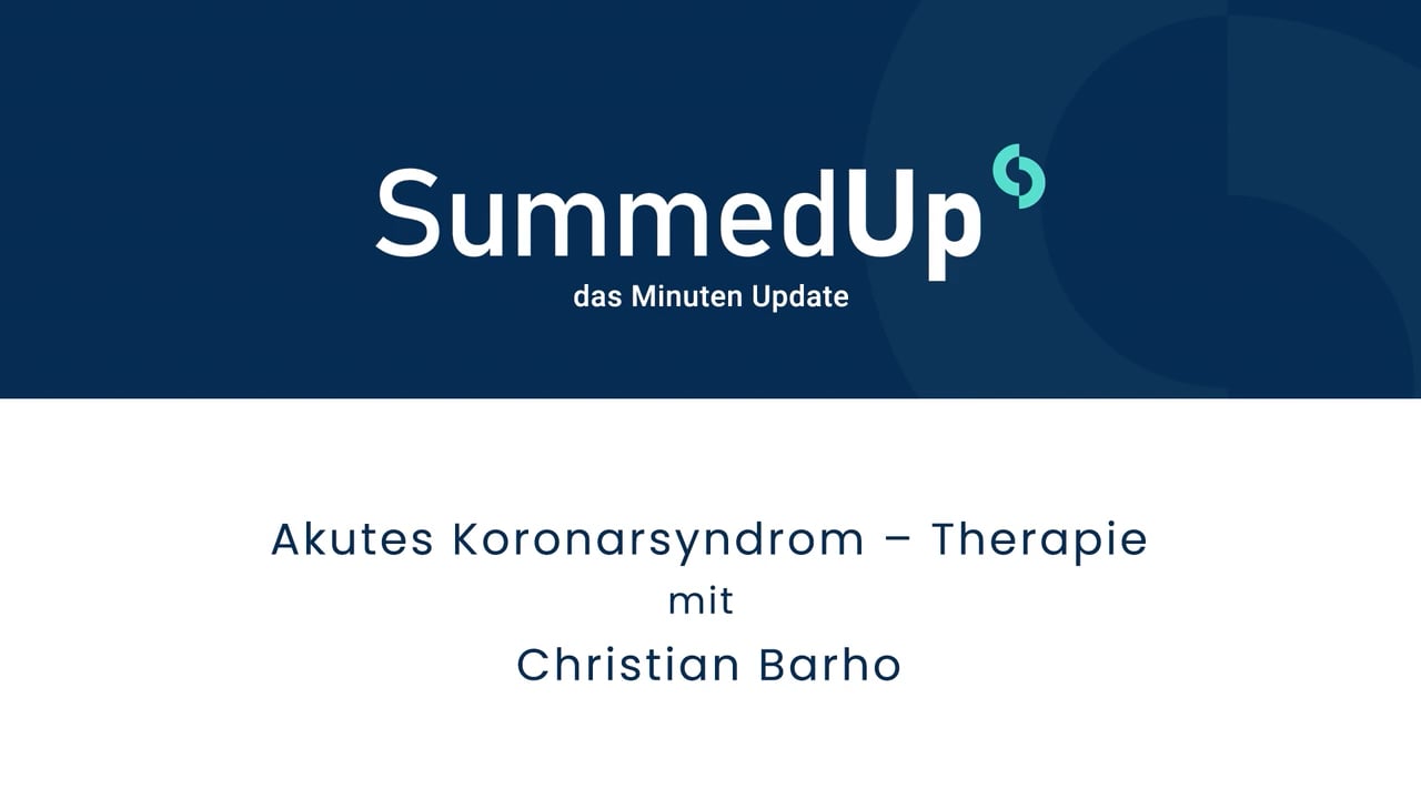 Akutes Koronarsyndrom – Therapie