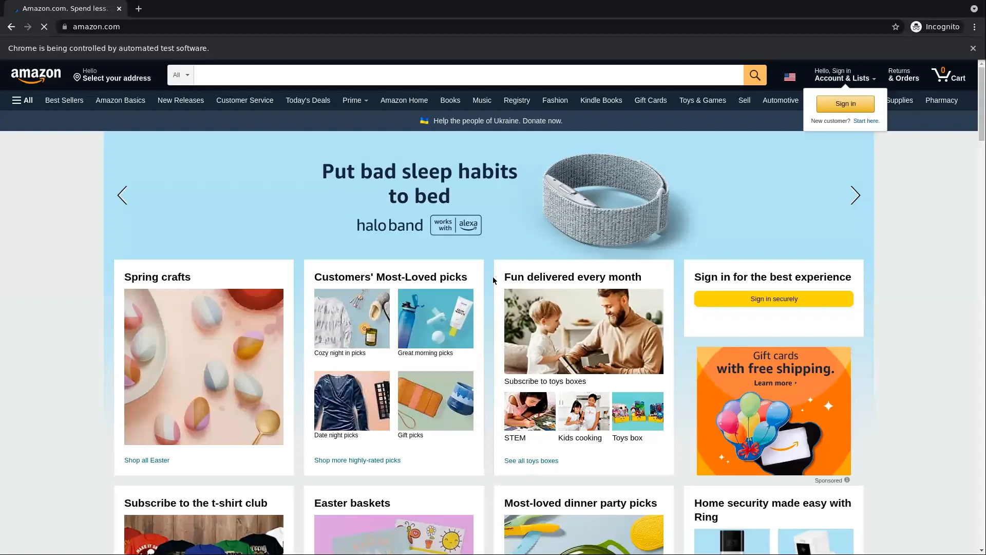 Amazon Testing on Vimeo