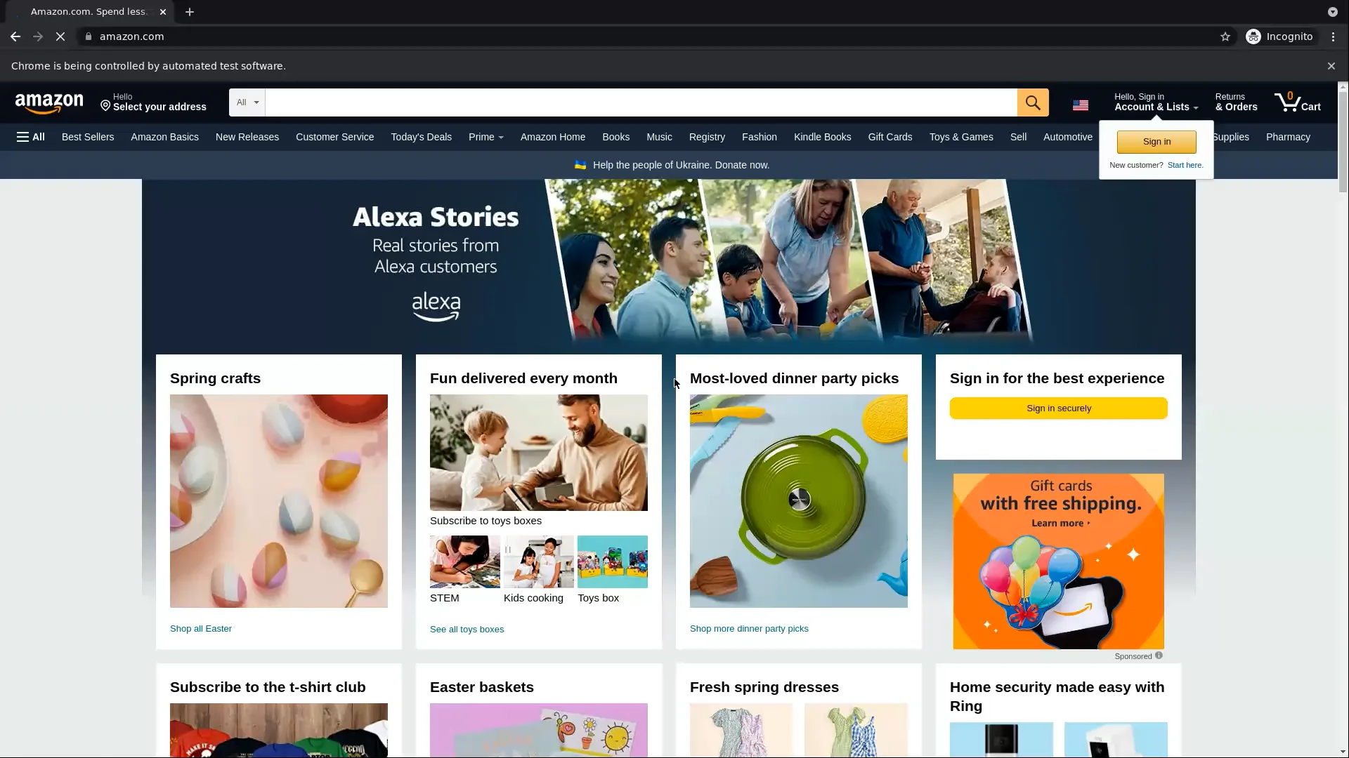 Amazon Testing on Vimeo