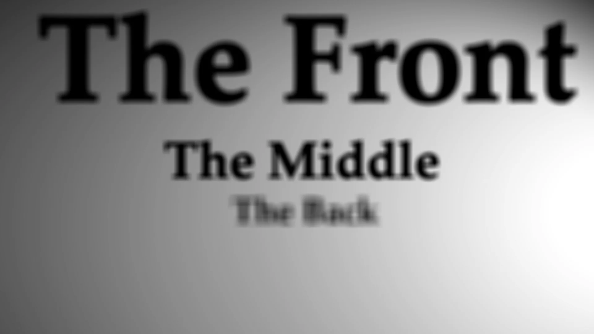 Motion Graphics Camera & Depth of Field Exercise - Cameron Smith on Vimeo