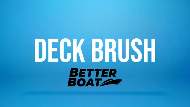 Soft Bristle Deck Brush Heavy Duty & Boat Brush Head Marine Deck Brush 8  Boat Deck Brush Cleaning Washing with Bumper 3/4 Thread for Handle Deck