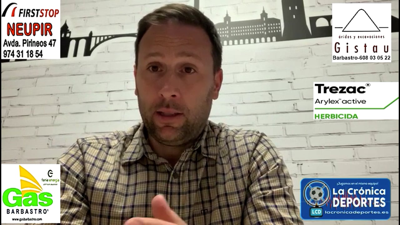 DANIEL GONZÁLEZ (Entrenador Calamocha) CF Calamocha 3-0 UD Biescas / Jornada 30 / 3ª División