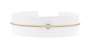 20 Carat Diamond Station Bracelet in 14kt Yellow Gold