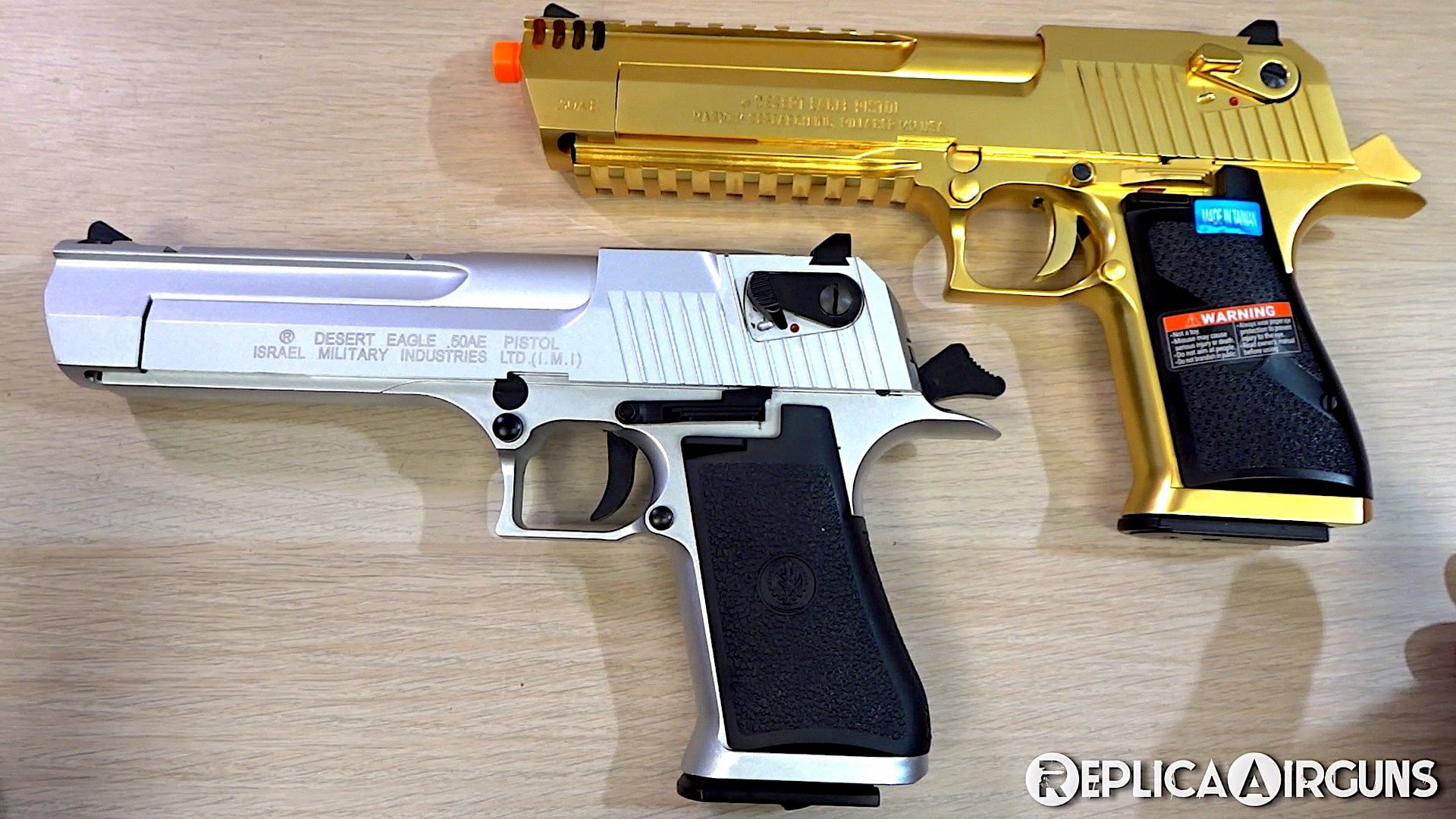 WE 1911A Titanium Gold Gas Blowback Pistol (Full metal - Gold)